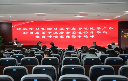 佛冈人医召开专题会议 传达学习习近平总书记视察广东和出席十五运会开幕式重要讲话重要指示精神